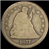 1877-CC Seated Liberty Quarter NICELY CIRCULATED