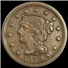 Image 1 : 1849 Braided Hair Large Cent CLOSELY UNCIRCULATED