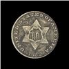 1852 Silver Three-Cent Piece LIGHTLY CIRCULATED
