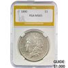 Image 1 : 1890 Silver $1 Morgan Dollar PGA MS65