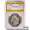 Image 1 : 1881-O Silver $1 Morgan Dollar PGA MS64+ PL