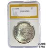 Image 1 : 1885 Silver $1 Morgan Dollar PGA MS65
