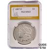 1887-O Silver $1 Morgan Dollar PGA MS63
