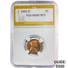 Image 1 : 1935-D Wheat Cent PGA MS66 RED