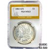 1882-O/S Morgan Silver Dollar PGA MS63