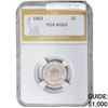 Image 1 : 1883 Shield Nickel PGA MS65