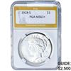 1928-S Silver Dollar PGA MS63+