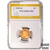 1935-D Wheat Cent PGA MS66 RED