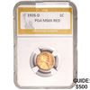1935-D Wheat Cent PGA MS65 RED