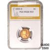 1935-D Wheat Cent PGA MS66 RED