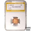 1935-D Wheat Cent PGA MS66 RED