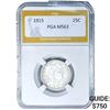 1915 Barber Quarter PGA MS63 SILVER
