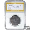 1819/8 Coronet Head Large Cent PGA AU58