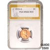1935-D Wheat Cent PGA MS66 RED
