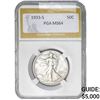1933-S Walking Liberty 50C PGA MS64