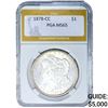 1878-CC Morgan Silver Dollar PGA MS65