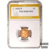 Image 1 : 1935-D Wheat Cent PGA MS66 RED