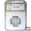 Image 1 : 1853 Seated Liberty Quarter PGA MS64