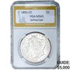 Image 1 : 1891-CC Morgan Dollar PGA MS65