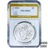 Image 1 : 1921 Silver Peace Dollar PGA MS64