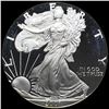 Image 1 : 2001-W Silver American Eagle Proof $1 GEM PROOF