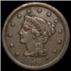Image 1 : 1856 Braided Hair Large Cent CLOSELY UNCIRCULATED