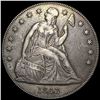 1843 Seated Liberty Silver Dollar NEARLY UNCIRCULATED