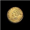 1862 Gold $1 Indian Princess Head CHOICE AU