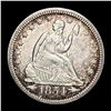 Image 1 : 1854 Silver Seated Liberty [Arrows] Quarter CHOICE AU