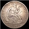 1853 Arrows Rays Seated Liberty Half Dollar LIGHTLY CIRCULATED