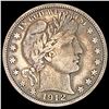 1912-S Barber Half Dollar LIGHTLY CIRCULATED