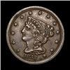 Image 1 : 1855 Braided Hair Half Cent CLOSELY UNCIRCULATED