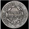 Image 2 : 1810 Classic Head Half Cent LIGHTLY CIRCULATED
