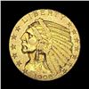 Image 1 : 1908 Indian Head Half Eagle $5 Gold CLOSELY UNCIRCULATED