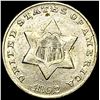 Image 1 : 1852 Silver Three-Cent Piece NEARLY UNCIRCULATED