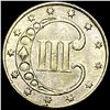 Image 2 : 1852 Silver Three-Cent Piece NEARLY UNCIRCULATED