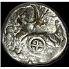 Image 2 : Gaul Tribes Silver Quinarius NEARLY UNCIRCULATED