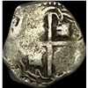 Image 2 : 1500s-1600s Spanish Colonial Silver Cob NEARLY UNCIRCULATED