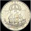 Image 2 : 1938 Sweden Silver 2 Kronor UNCIRCULATED