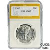 Image 1 : 1942 Walking Liberty Half Dollar PGA MS65