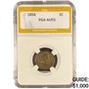 Image 1 : 1858 1C Flying Eagle Cent PGA AU55