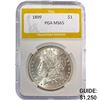 Image 1 : 1899 Morgan Silver Dollar PGA MS65