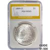 Image 1 : 1884-CC Morgan Silver Dollar PGA MS65