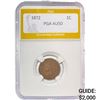 1872 Indian Head Cent PGA AU50