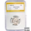 1939-D Jefferson Nickel PGA MS68