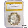 Image 1 : 1881-S Morgan Dollar PGA MS65 PL
