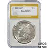 1883-CC Morgan Silver Dollar PGA MS65