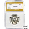 Image 1 : 1956 Washington Quarter PGA PR65