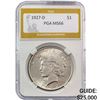 1927-D Peace Silver Dollar PGA MS66