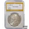 1881-S Morgan Silver Dollar PGA MS64